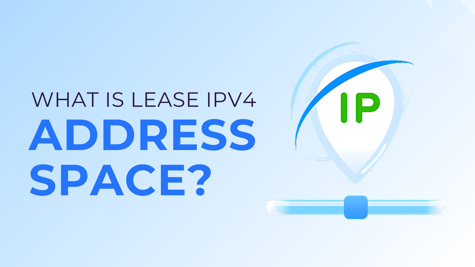 Lease IPv4 Address Space